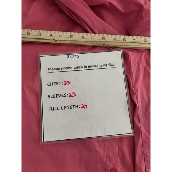 Chico's Blouse Womens Large (3) Pink Blouse Billow Sleeve Poplin Barbie Career - Picture 12 of 12